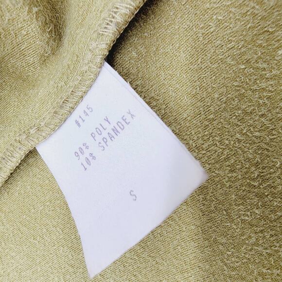 VINTAGE Equestrian Brand Chartreuse Microfiber Mod Zip Blazer Pant Suit - Small - Picture 8 of 14